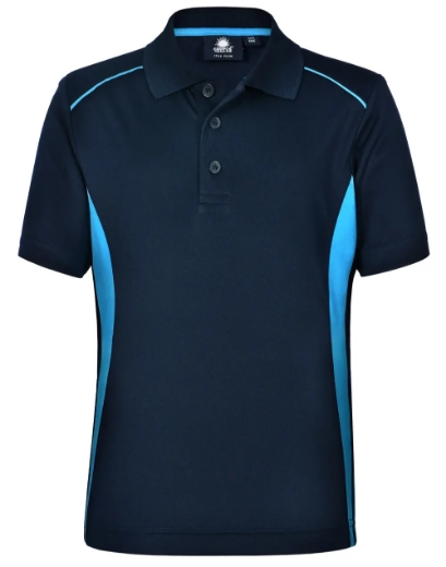 Picture of Winning Spirit, Kids Cooldry S/S Contrast Interlock Polo